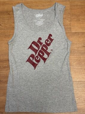 Grey Dr Pepper Tank Top